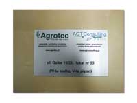 Agrotec-tablica grawerowana