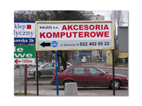 Kalezi-tablica reklamowa